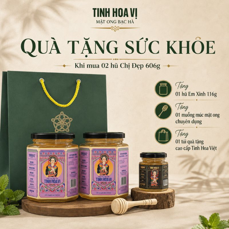 TINH HOA VỊ - Combo quà tặng sức khỏe